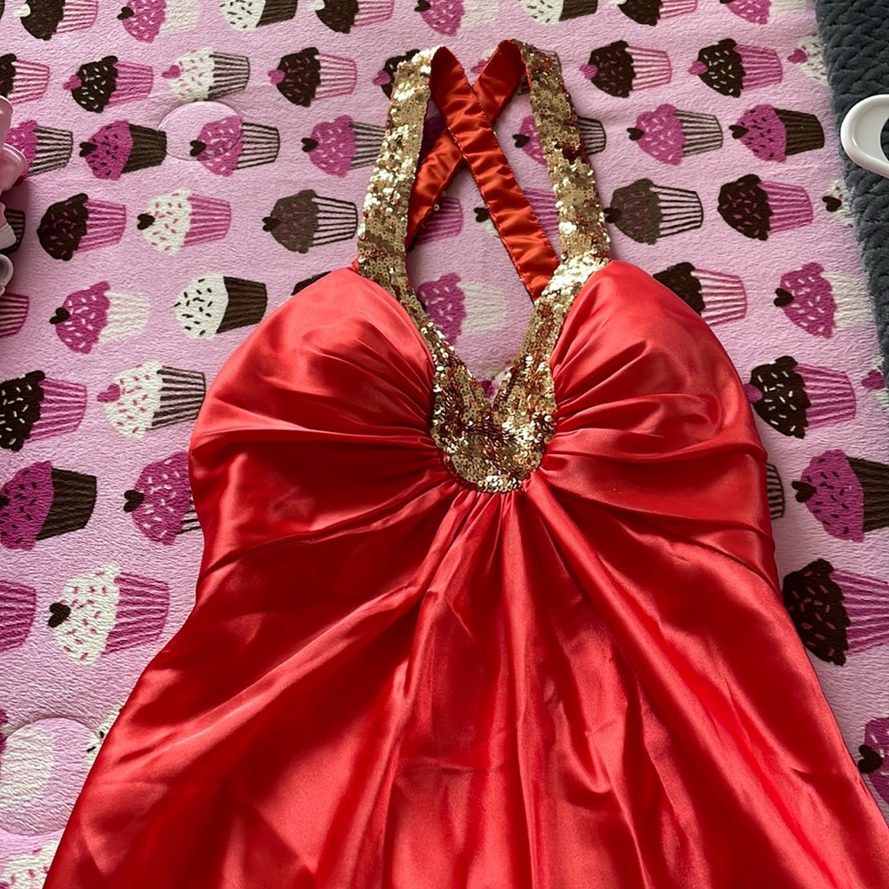 ball gown satin dress!